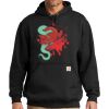 Custom Printed Midweight Hooded Sweatshirt Thumbnail