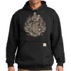 Custom Printed Midweight Hooded Sweatshirt Thumbnail