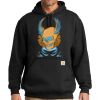 Custom Printed Midweight Hooded Sweatshirt Thumbnail